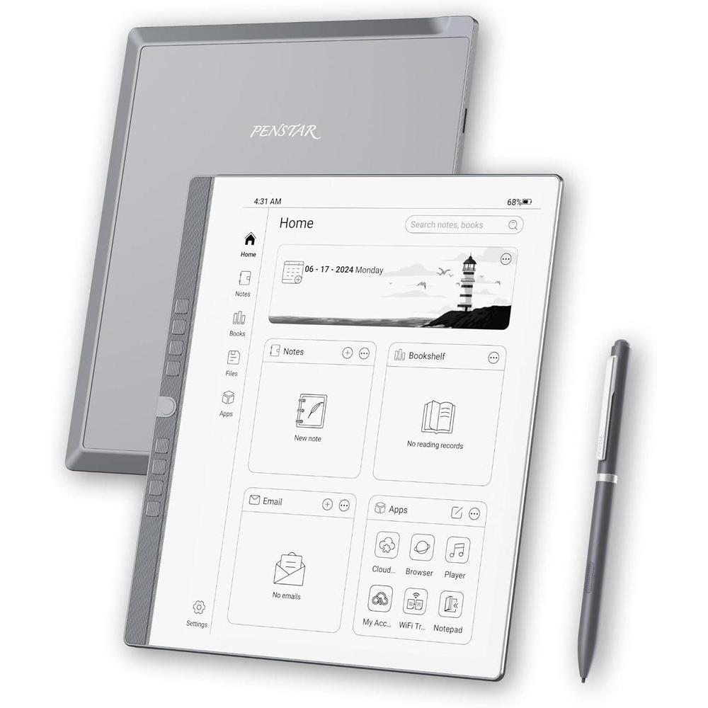 eNote Paper Tablet for Note Taking, 10.3" E Ink Display for Writing & Reading | Digital Stylus | Magnetic Cover