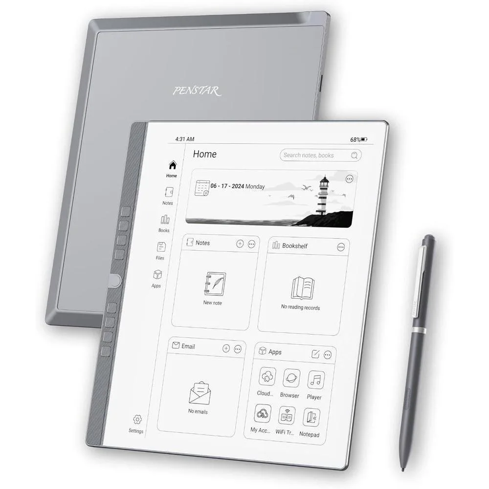eNote Paper Tablet for Note Taking, 10.3" E Ink Display for Writing & Reading | Digital Stylus | Magnetic Cover