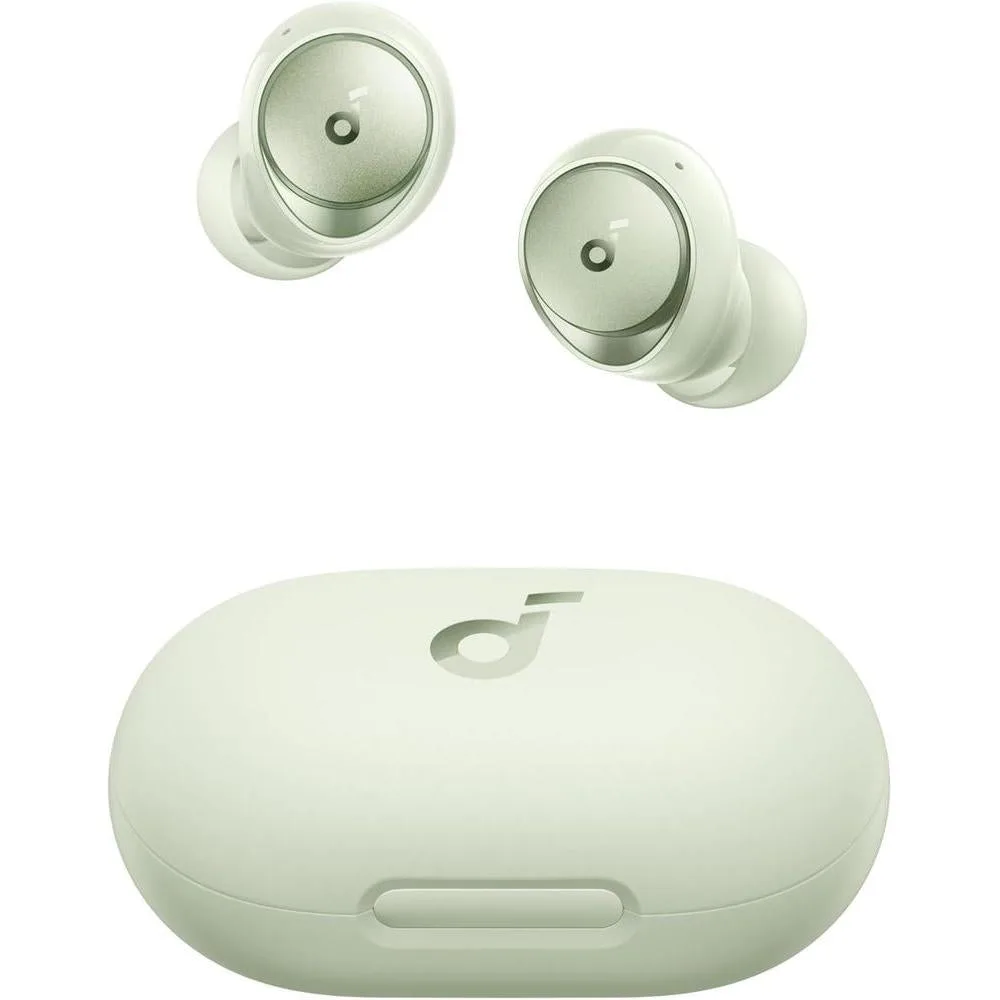 Soundcore by Anker Space A40 Auto-Adjustable Active Noise Cancelling Wireless Earbuds, Reduce Noise by Up to 98%, 50H Playtime, Hi-Res Sound, Comfortable Fit, App Customization, Wireless Charge