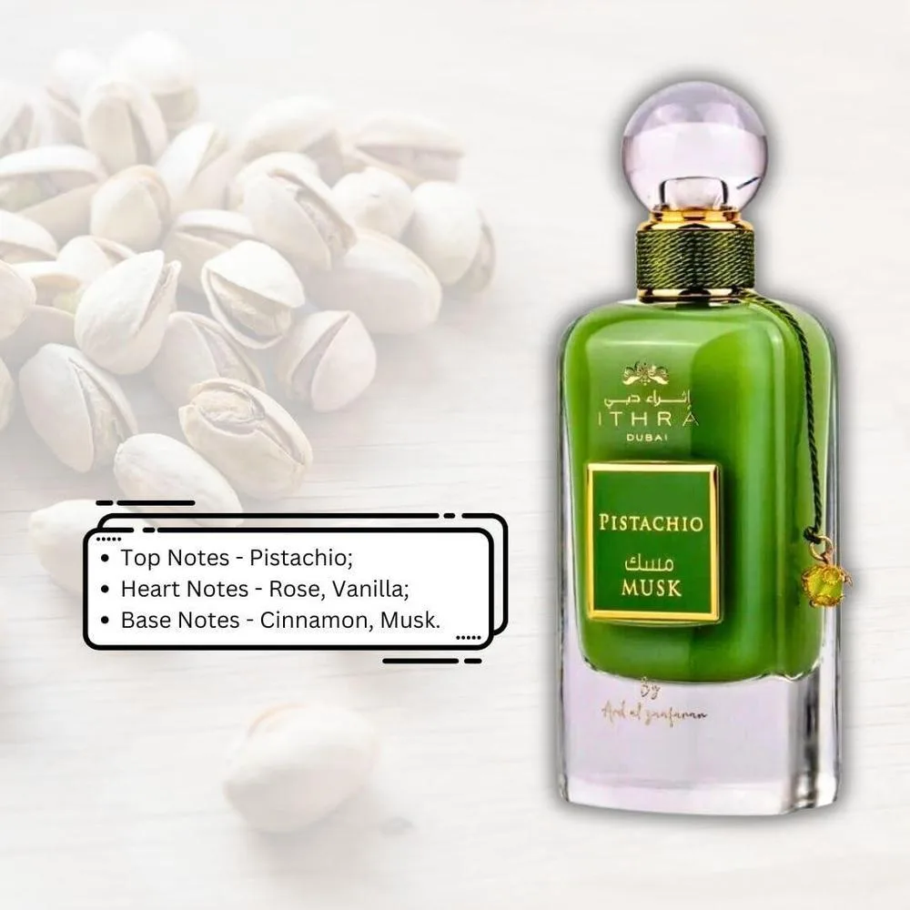 Ard Al Zaafaran Ithra Dubai Pistachio Musk for Unisex Eau de Parfum Spray