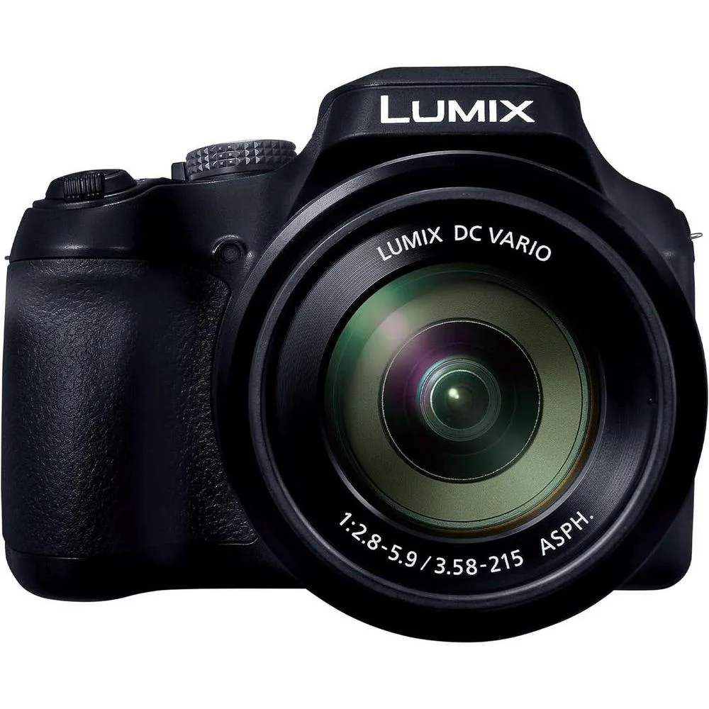 Panasonic LUMIX FZ80D Compact Camera with 20-1200mm Zoom Lens, Point and Shoot Digital Camera with 4K Video/Photo Recording and Power Optical Image Stabilizer - DC-FZ80D