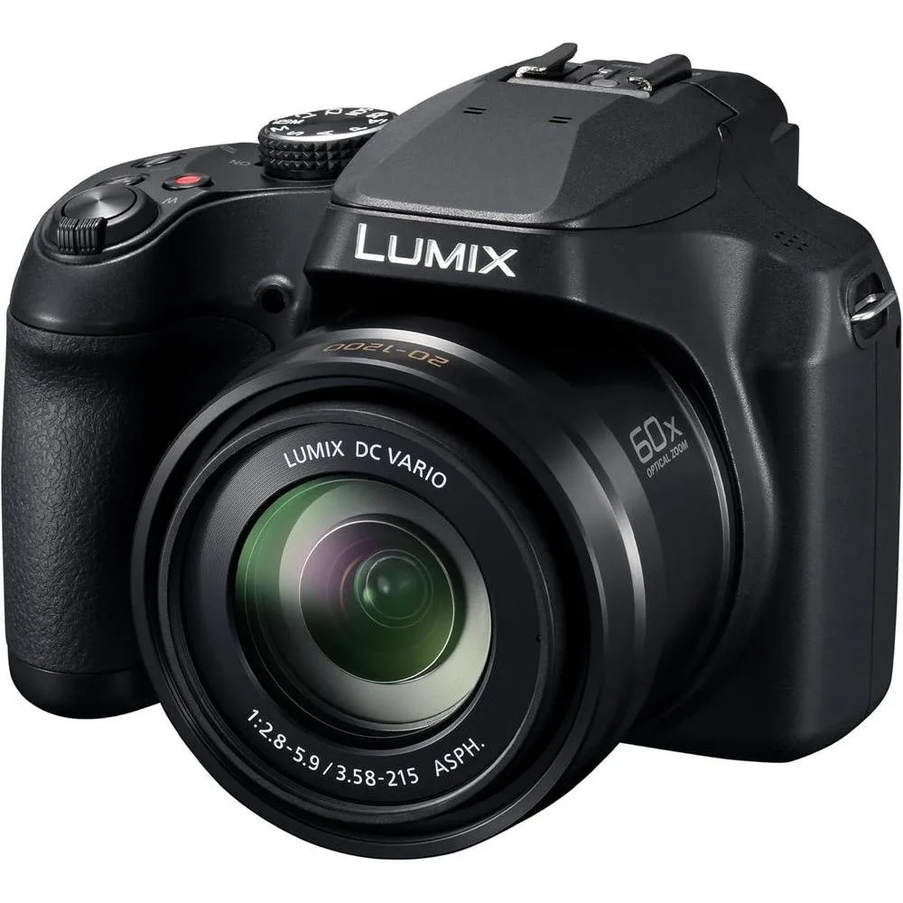 Panasonic LUMIX FZ80D Cámara compacta con zoom óptico 60x, video 4K y estabilizador de imagen óptica de potencia