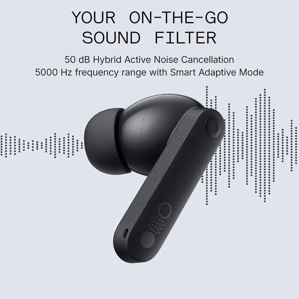 Cmf Buds Pro 2 Auriculares Inalámbricos Con Chatgpt, Audio Hi-Res, 50 Db Cancelación De Ruido, Grises Oscuro