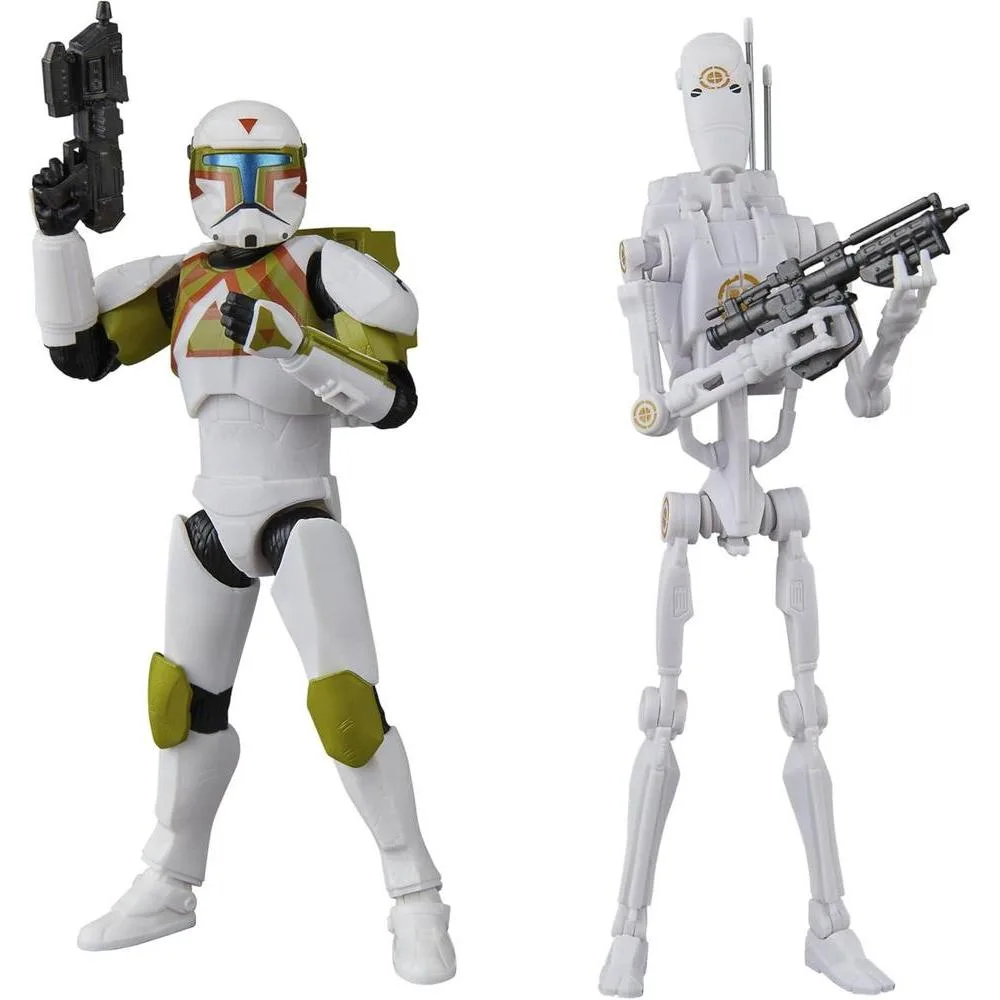 Star Wars Clone Commando Urban Fighter y B1 Battle Droid en Battlefront II, figuras de acción exclusivas con accesorios