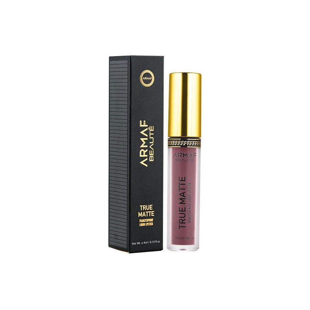 Armaf Beauté True Matte Liquid Lipstick - Long Lasting Lipstick, Deep Carmine, 4ml / 0.13 fl.oz