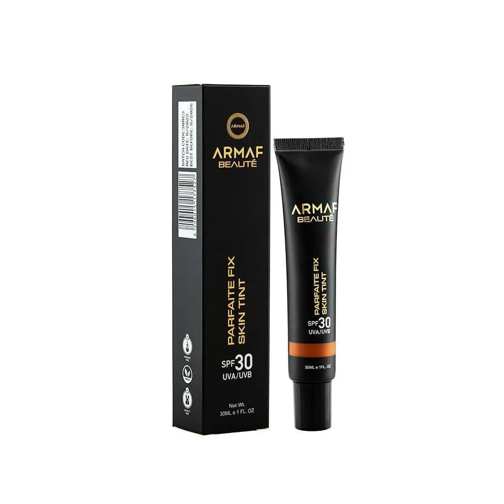 Armaf Beauté Parfaite Fix - Skin Tint | Tinted Moisturizer with Spf 30 For Sun Protection | Semi Matte Finish | Honey, 30 ml/1 fl.oz