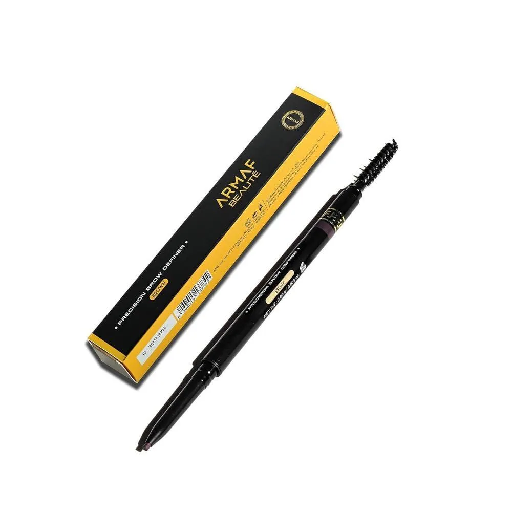Armaf Beauté Precision Brow Definer para cejas, fácil de mezclar y larga duración. Acabado natural y resistente al agua