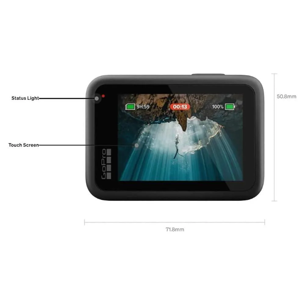GoPro HERO13 Black, cámara de acción impermeable con video 5.3K, fotos 27 MP y compatibilidad con lentes HB