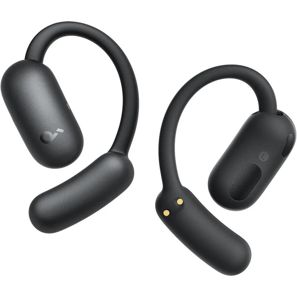 soundcore AeroFit 2 by Anker, Open-Ear Headphones, Translation Earbuds Real Time, 4 Adjustable Positions for Every Ear Size, 2x Richer Bass, Hi-Res, 42H Playtime, IP55,AI Clear Calls,Wireless Charging