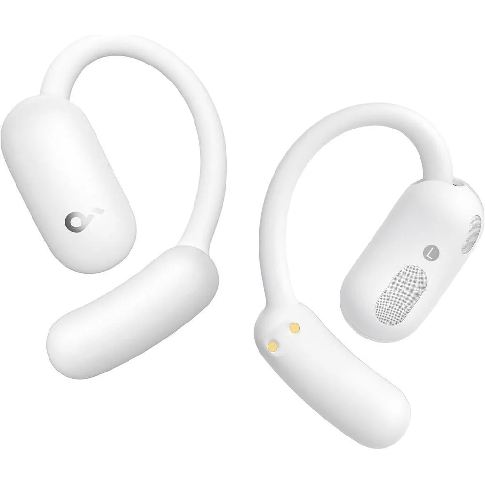 soundcore AeroFit 2 by Anker, Open-Ear Headphones, Translation Earbuds Real Time, 4 Adjustable Positions for Every Ear Size, 2x Richer Bass, Hi-Res, 42H Playtime, IP55,AI Clear Calls,Wireless Charging
