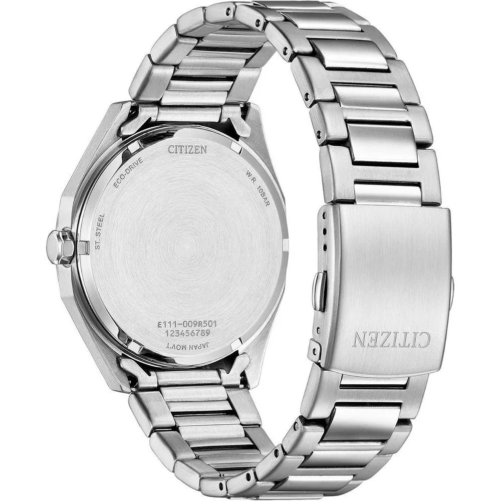 Reloj Citizen para Hombre con Tecnología Eco-Drive, Acero Inoxidable, 3 Manecillas, Fecha, Resistente al Agua
