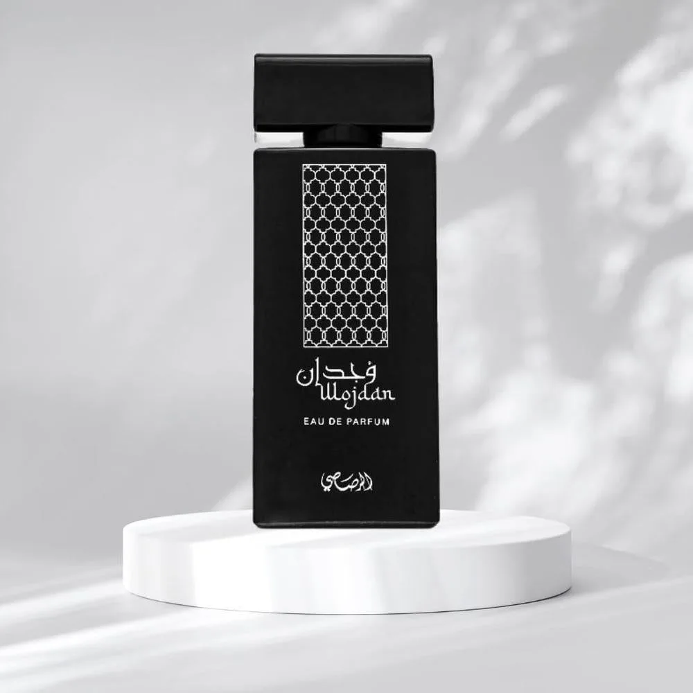 RASASI Wojdan Eau De Parfum Hombre Spray - Perfume árabe con cálida fragancia picante, floral y amaderada de larga duración