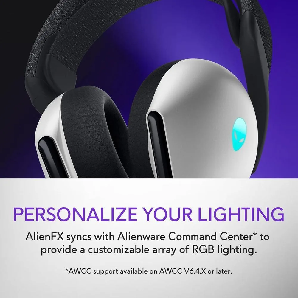 Auriculares Alienware AW725H Inalámbricos Para Juegos Con Bluetooth 5.3 Y Dolby Atmos