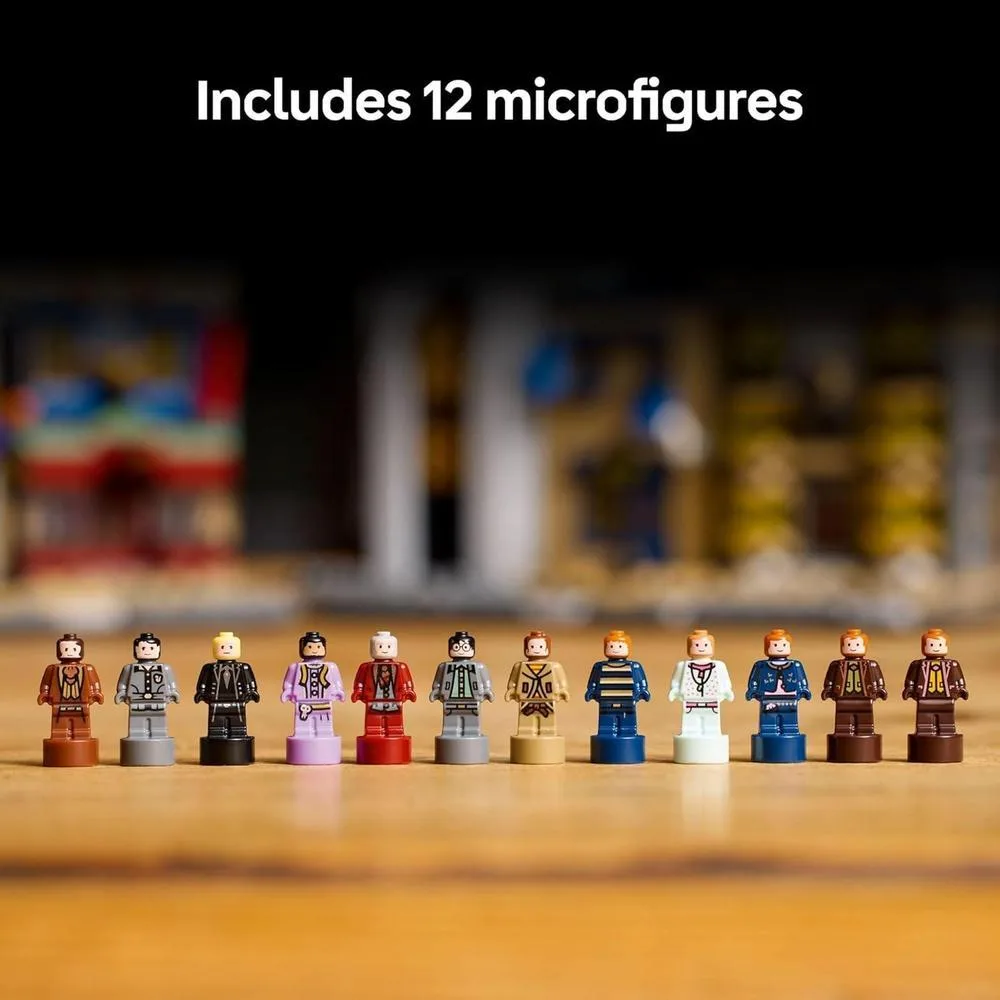 LEGO Harry Potter Diagon Alley Wizarding Shops Juego de construcción para adultos con 12 microfiguras, regalo ideal para fans