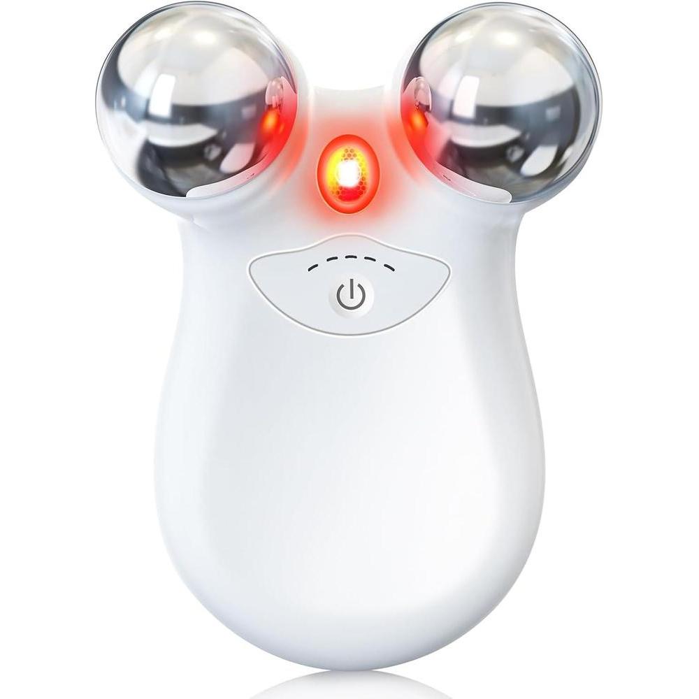 Dispositivo Facial de Microcorriente, Última Tecnología de Luz Roja, Mejora la Capacidad de Levantar el Rostro y Tensar la Piel, Equipo para Arrugas Faciales, Dispositivo Inteligente de Microcorriente