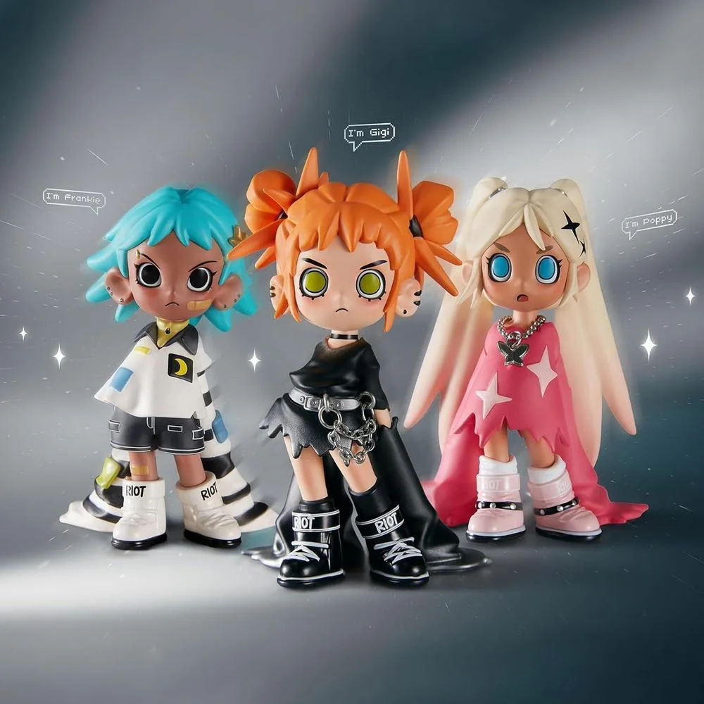 Figuras de Acción POP MART Lil Peach Riot de Serie Carga, Cajas Ciegas, Diseño Aleatorio, Juguetes Coleccionables