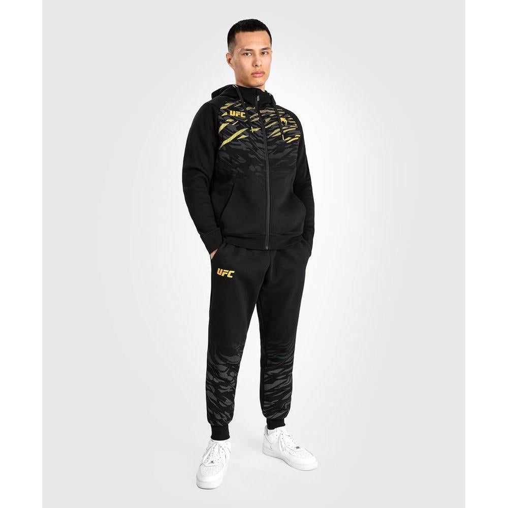 Venum UFC Fusion Sudadera con Capucha para Hombre, Cierre Completo, Bolsillos Laterales y Logotipo Serigrafiado