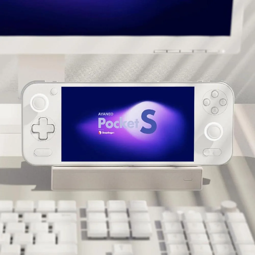 Consola Portátil AYANEO Pocket S con Android Snapdragon G3x Gen 2, 16GB RAM, 1TB Almacenamiento, Pantalla Completa