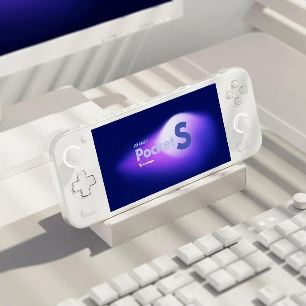 Consola Portátil AYANEO Pocket S con Android Snapdragon G3x Gen 2, 16GB RAM, 1TB Almacenamiento, Pantalla Completa