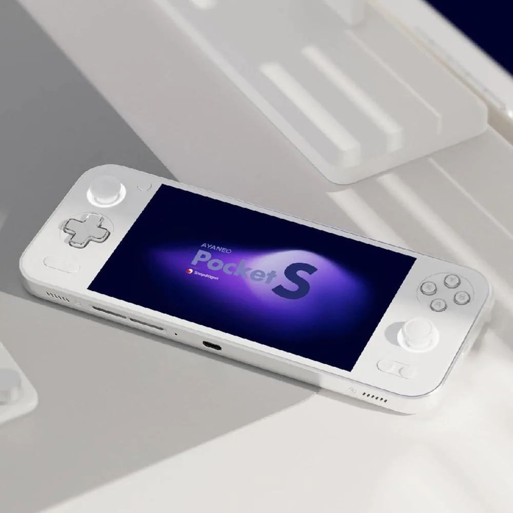 Consola Portátil AYANEO Pocket S con Android Snapdragon G3x Gen 2, 16GB RAM, 1TB Almacenamiento, Pantalla Completa