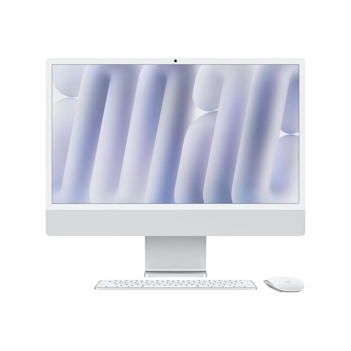 Apple 2024 iMac All-in-One Desktop Computer with M4 chip with 10-core CPU and 10-core GPU: Built for Apple Intelligence, 24-inch Retina Display, 16GB Unified Memory, 512GB SSD Storage; Silver