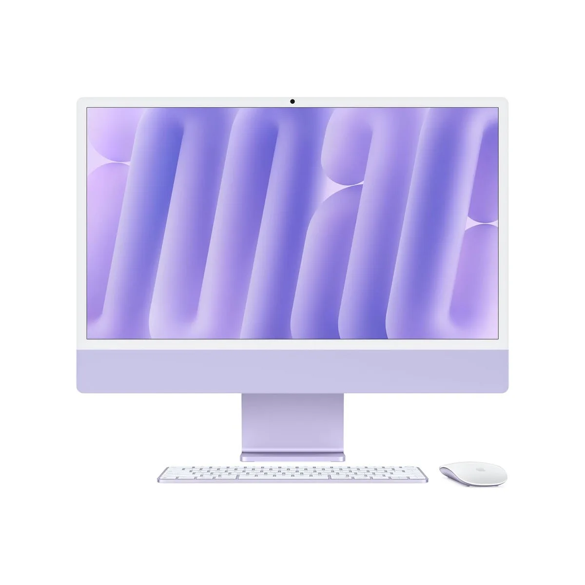 Apple 2024 iMac All-in-One Desktop Computer with M4 chip with 10-core CPU and 10-core GPU: Built for Apple Intelligence, 24-inch Retina Display, 16GB Unified Memory, 256GB SSD Storage; Purple