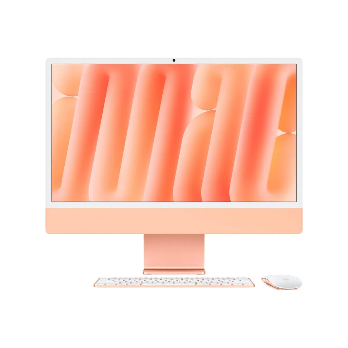 Apple 2024 iMac All-in-One Desktop Computer with M4 chip with 10-core CPU and 10-core GPU: Built for Apple Intelligence, 24-inch Retina Display, 16GB Unified Memory, 256GB SSD Storage; Orange