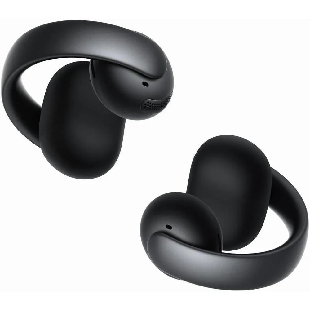 Soundcore AeroClip by Anker, Open-Ear Earbuds, Clip-On Headphones, Adaptive Comfort, Clear Calls with 4 Mics and AI, Stable Fit, 12mm Drivers for Powerful Bass, Hi-Res, Open-Ring Design