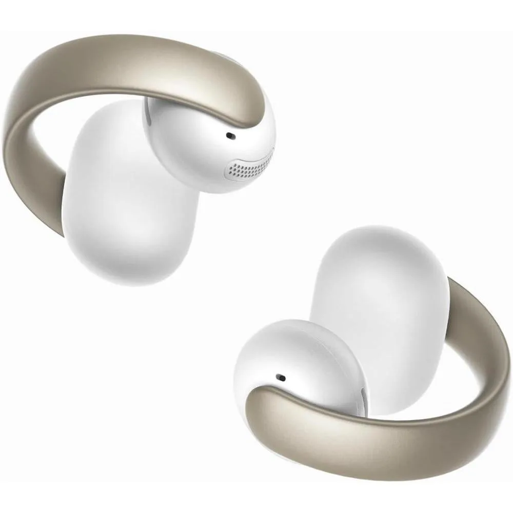 Soundcore AeroClip by Anker, Open-Ear Earbuds, Clip-On Headphones, Adaptive Comfort, Clear Calls with 4 Mics and AI, Stable Fit, 12mm Drivers for Powerful Bass, Hi-Res, Open-Ring Design