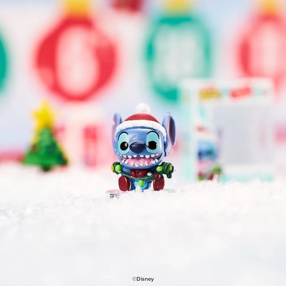 Calendario de adviento Funko Pop! Bitty con figuras coleccionables de Stitch Holiday, perfecto para regalo y decoración