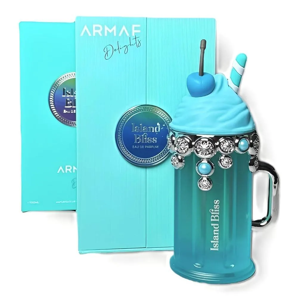 Armaf Island Bliss Eau de Parfum en espray para hombre, fragancia floral afrutada con notas de coco y vainilla