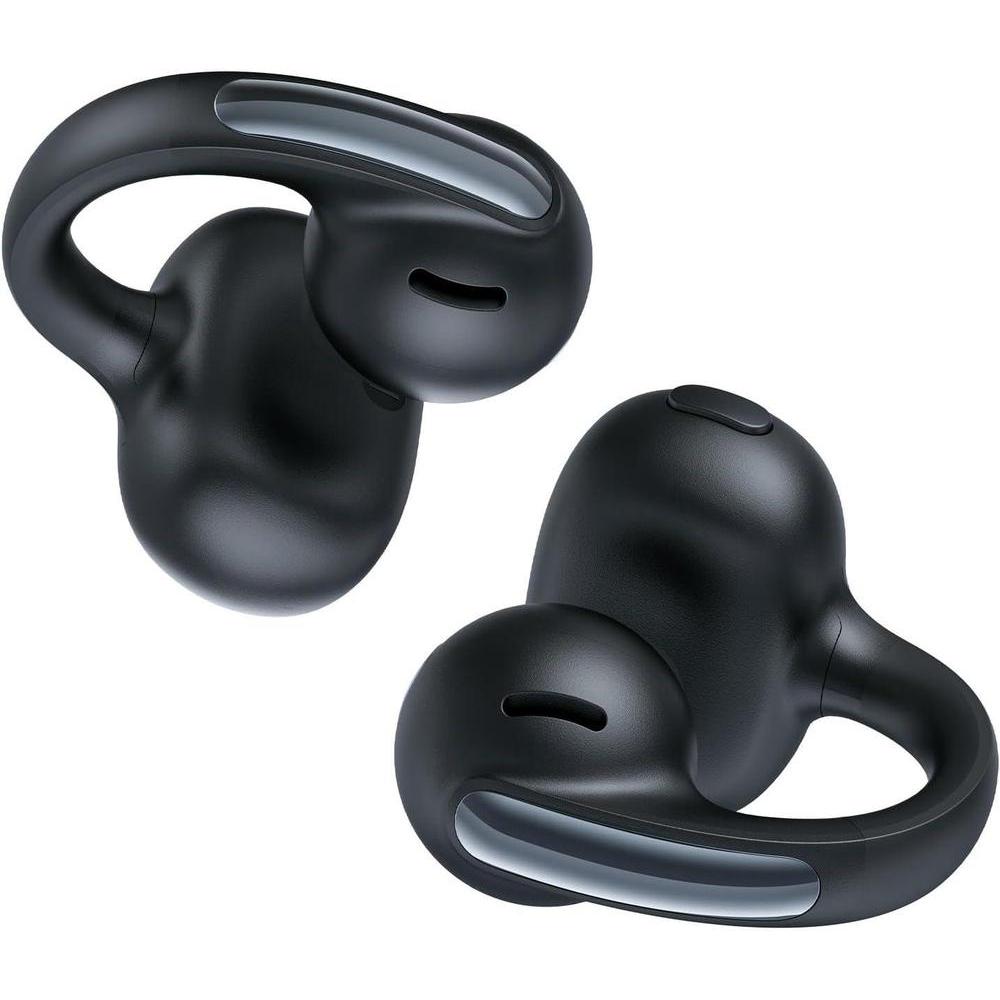 Baseus Bowie MC1 Open Ear Clip-On Earbuds, Adaptive Comfort with Anti-Drop Design, Impactful Sound with Adaptive Bass Boost, Adaptive Noise Cancelling Calls, IP57 Waterproof, 40H Playtime, Lightweight