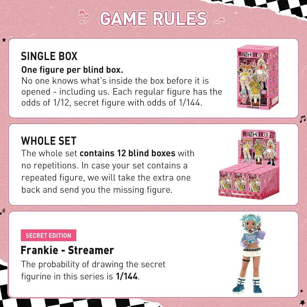 Figuras Coleccionables POP MART Peach Riot Rush Hour, Diseño Aleatorio, Ideal para Decoración y Regalos