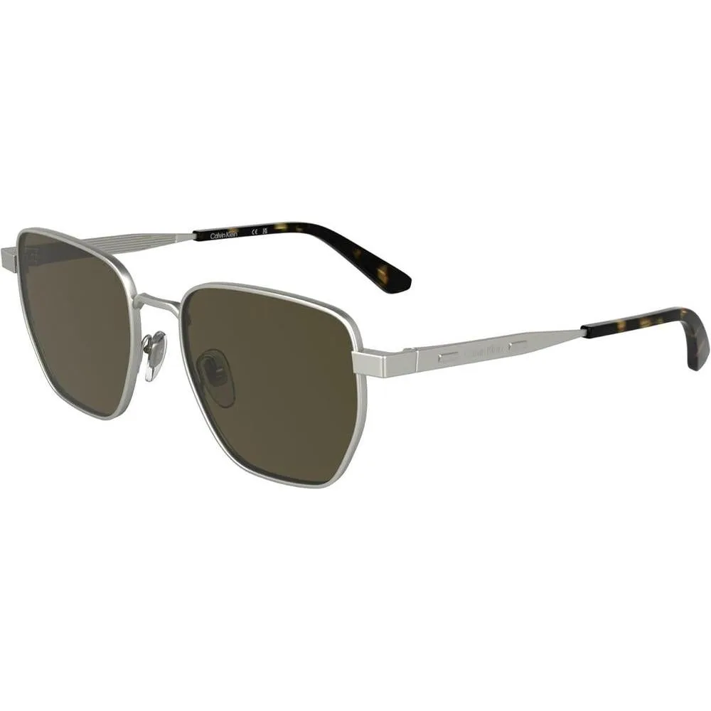 Gafas de sol Calvin Klein CK25100S con diseño cuadrado minimalista y marco metálico