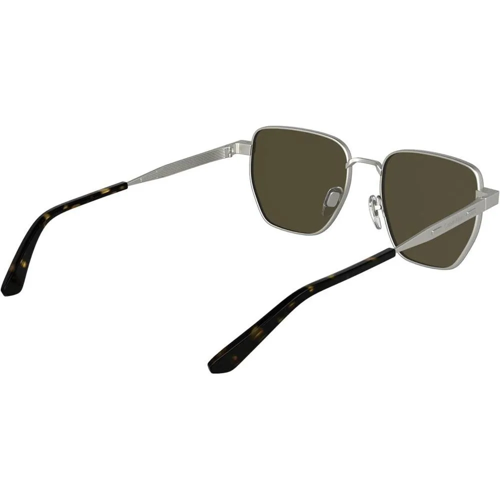 Gafas de sol Calvin Klein CK25100S con diseño cuadrado minimalista y marco metálico