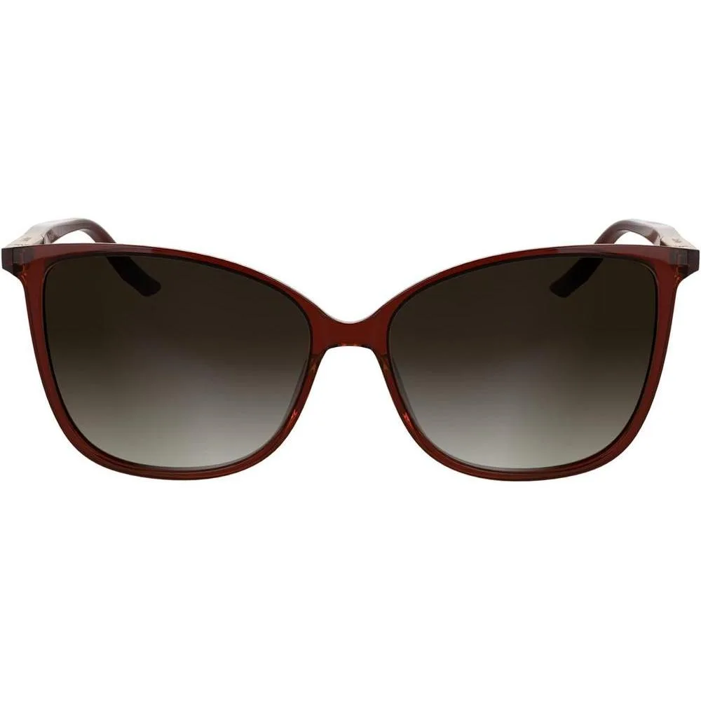 Calvin Klein Gafas de Sol Mujer Modelo CK25504S con Detalles Metálicos y Lentes Degradadas