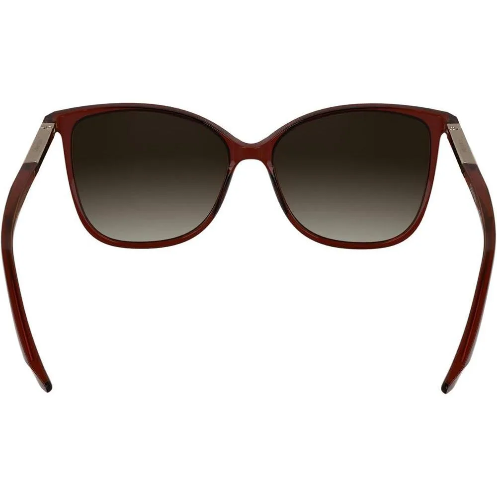 Calvin Klein Gafas de Sol Mujer Modelo CK25504S con Detalles Metálicos y Lentes Degradadas