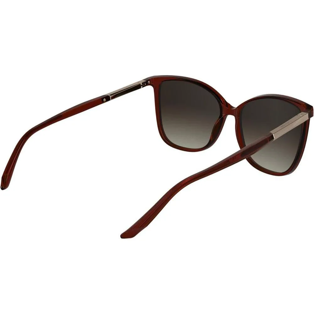 Calvin Klein Gafas de Sol Mujer Modelo CK25504S con Detalles Metálicos y Lentes Degradadas