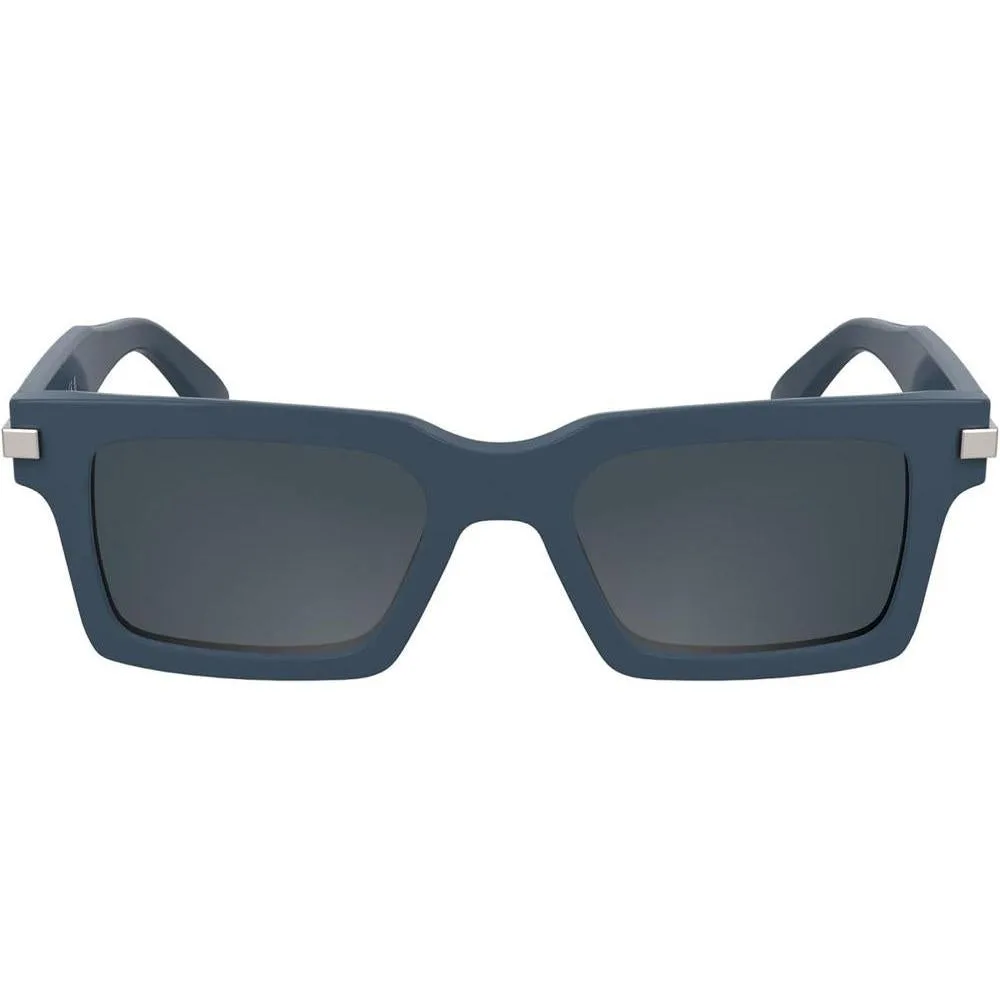 Gafas de sol Calvin Klein Ck25503s con diseño rectangular moderno, construcción en acetato renovado y logotipo en metal