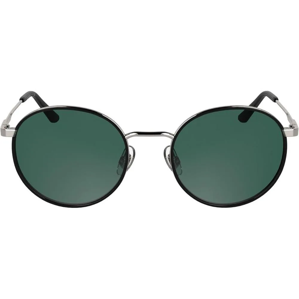 Gafas de sol redondas Calvin Klein CK25101S, diseño minimalista y elegante con detalles en metal, cómodas y ajustables
