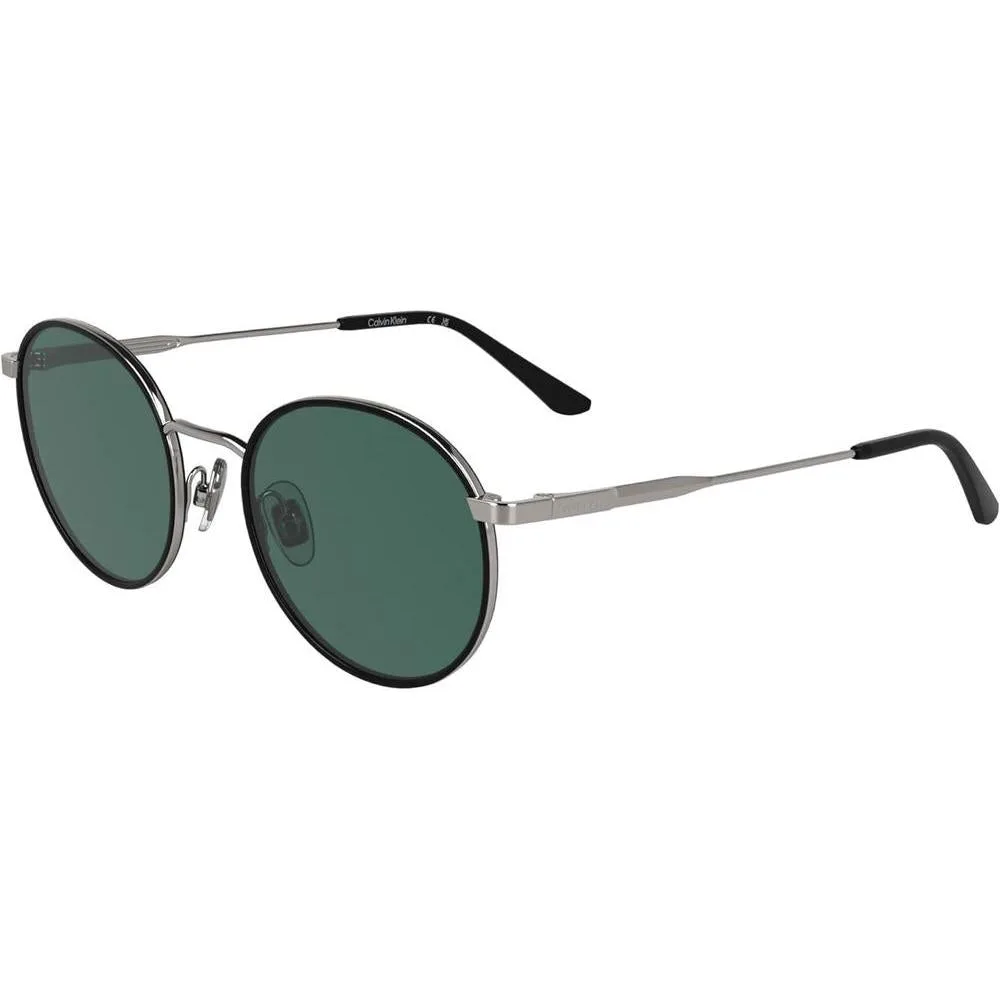 Gafas de sol redondas Calvin Klein CK25101S, diseño minimalista y elegante con detalles en metal, cómodas y ajustables