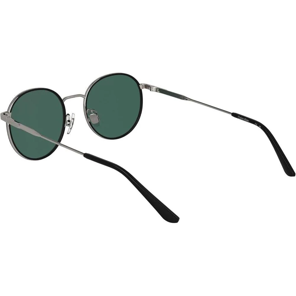 Gafas de sol redondas Calvin Klein CK25101S, diseño minimalista y elegante con detalles en metal, cómodas y ajustables