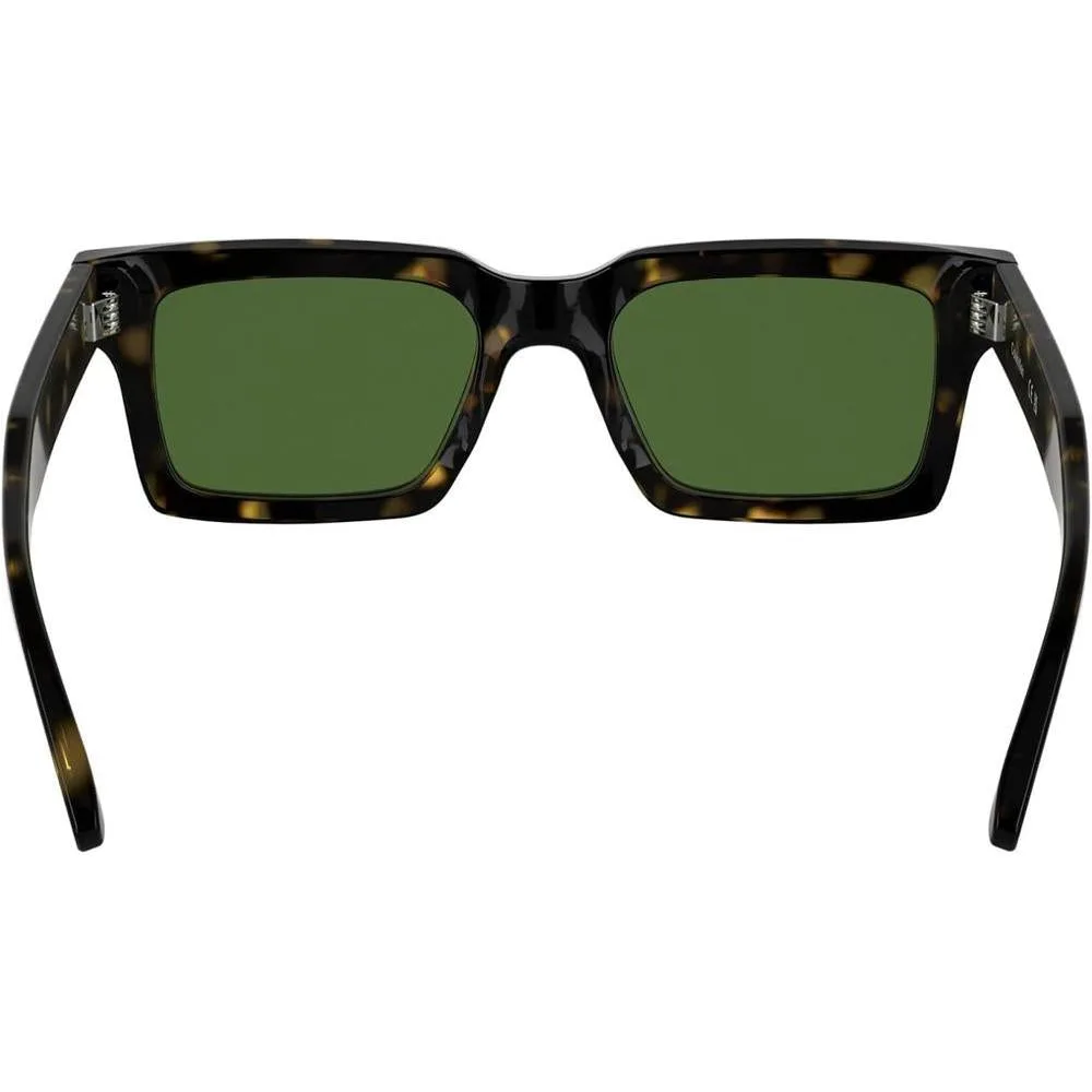 Gafas de sol Calvin Klein CK25503S rectangulares con detalles de metal, acetato renovado y ajuste cómodo