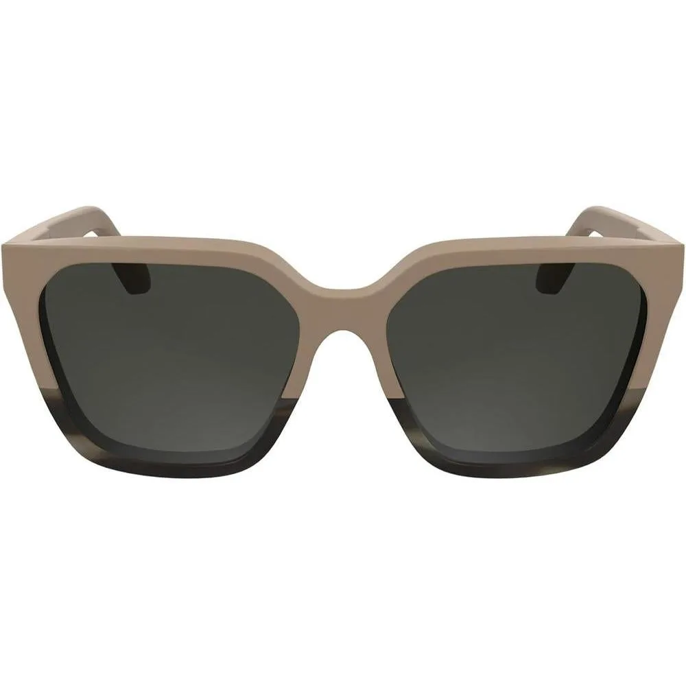 Gafas de sol cuadradas para mujer Calvin Klein con marcos de acetato renovado y logotipo discreto en las sienes