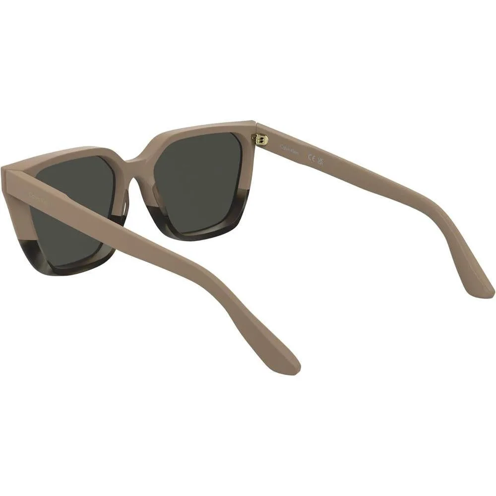 Gafas de sol cuadradas para mujer Calvin Klein con marcos de acetato renovado y logotipo discreto en las sienes