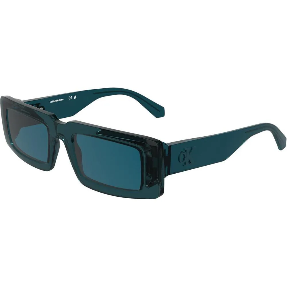 Gafas de sol rectangulares Calvin Klein Jeans con diseño atrevido y perfiles gruesos para comodidad y estilo