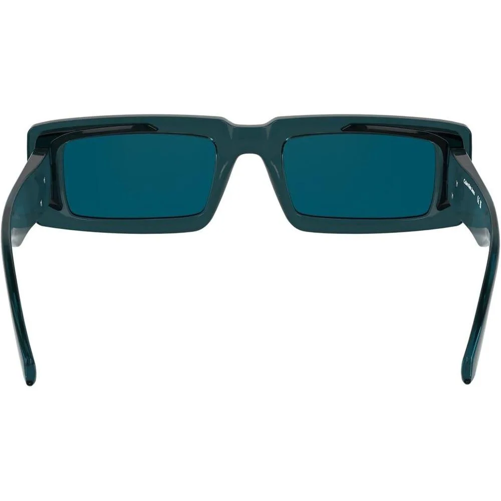 Gafas de sol rectangulares Calvin Klein Jeans con diseño atrevido y perfiles gruesos para comodidad y estilo