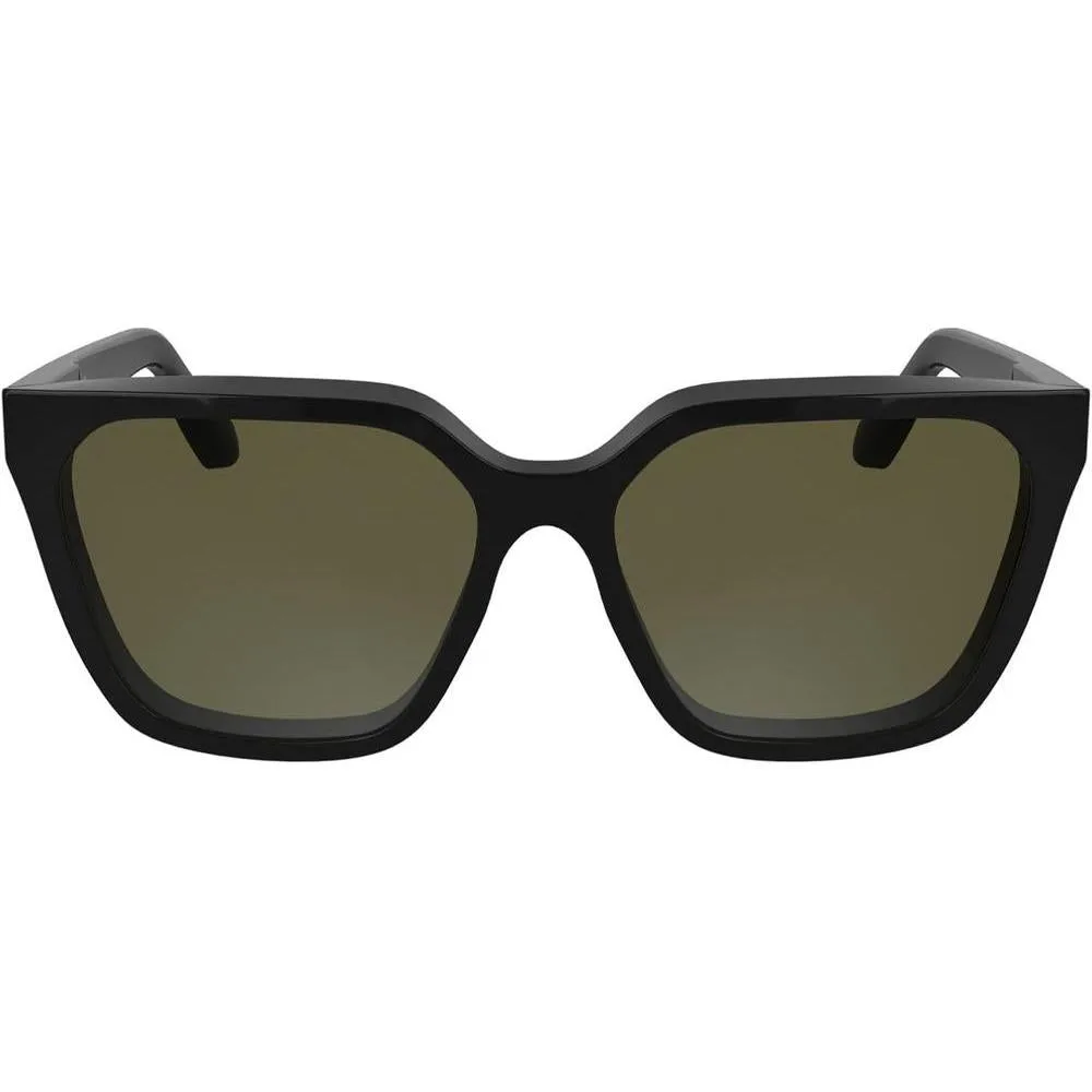 Gafas de sol cuadradas Calvin Klein para mujer, elegantes y sostenibles con marco de acetato renovado y diseño RXable
