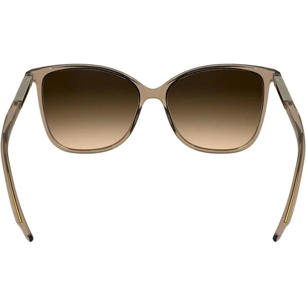Gafas de sol Calvin Klein para mujer modelo CK25504S con diseño cuadrado, lentes degradadas y detalle metálico elegante