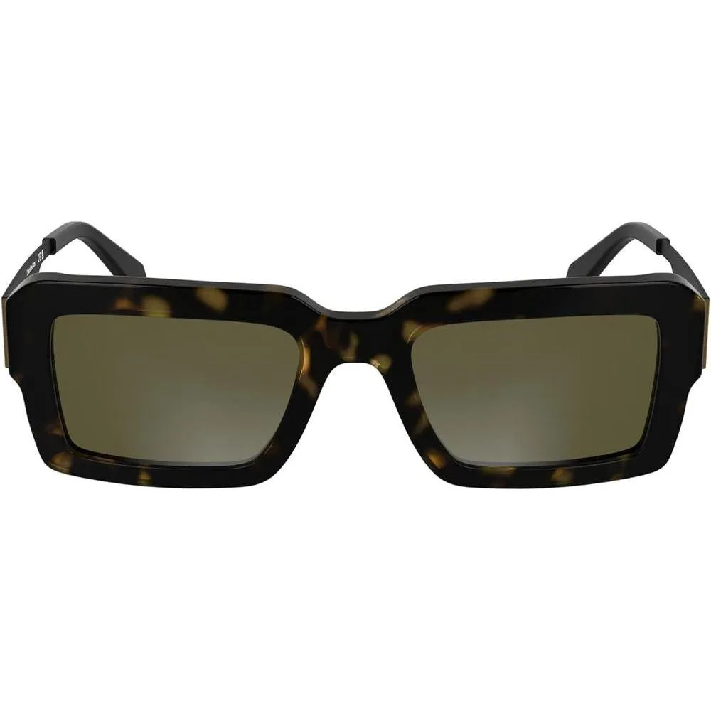 Gafas Rectangulares Calvin Klein Jeans con Monogram, Silueta Fluida y Montura RXable